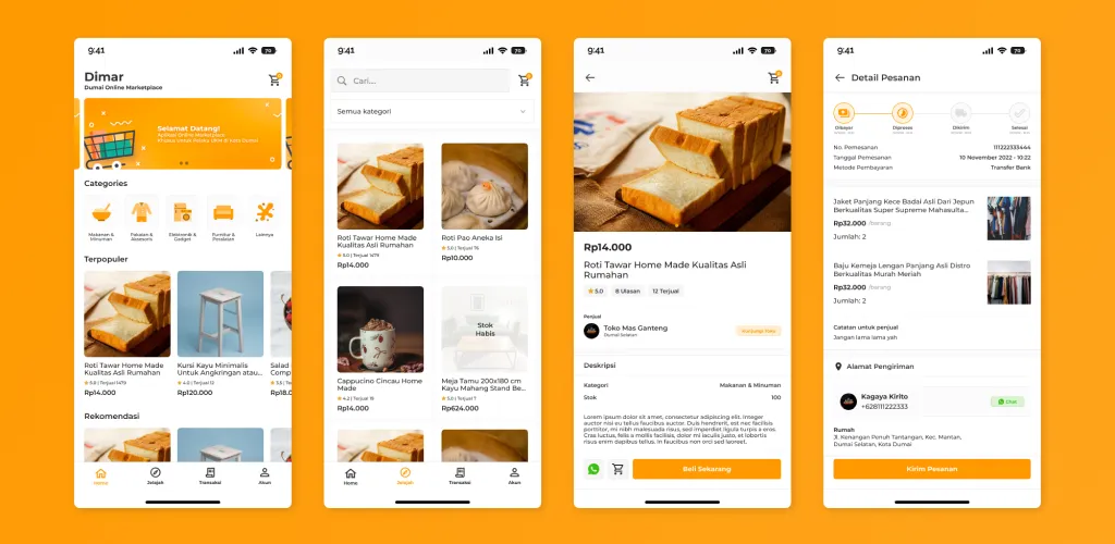 Flutter Marketplace preview