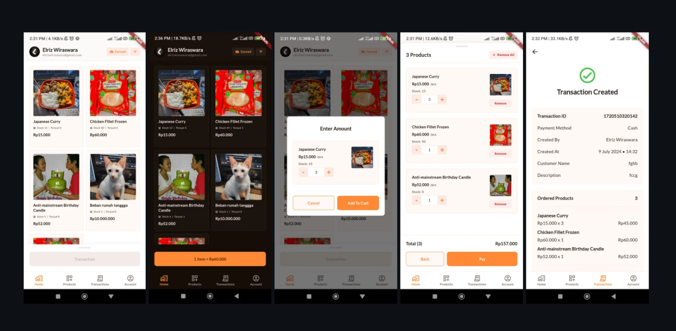 Flutter POS preview